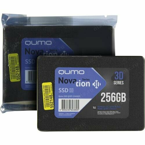 Накопитель SSD QUMO 256GB QM Novation Q3DT-256GSKF {SATA3.0}